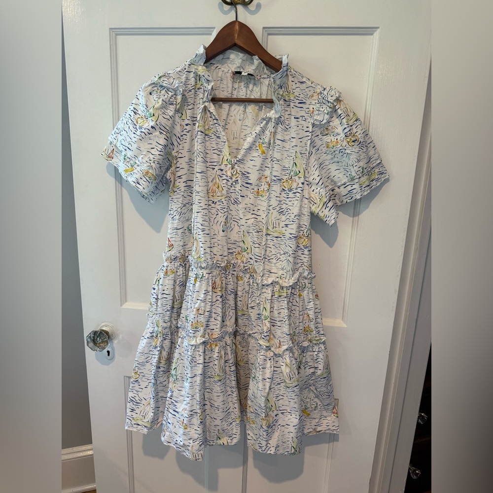 Hunter Bell Merritt Dress Regatta Nautical Boat $395 Small S Tuckernuck